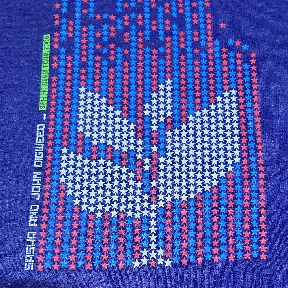 SASHA AND DIGWEED CONCERT T Spring Club Tour 2009 Mens XL